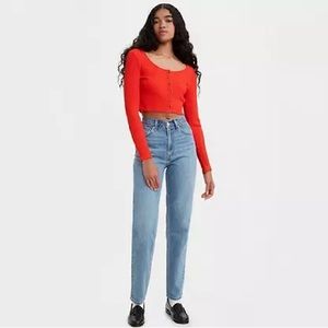 NWT Levi’s High Waisted Mom Jeans 30x27